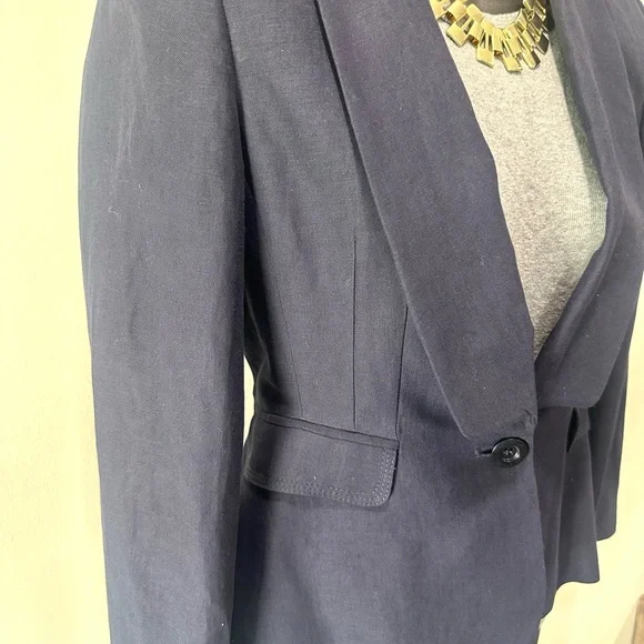 See By Chloe Navy Fitted Blazer 🥳HOST PICK🥳 - Picture 3 of 10